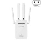 PIX-LINK LV-WR09 300Mbps WiFi Range Extender Repeater Mini Router(US Pulg) - 1