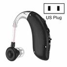 GM-105 Elderly Hearing Aid Sound Amplifier Intelligent Noise Reduction Sound Collector, Style: US Plug(Fantasy Black) - 1