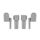 Sunnylife Foldable Heightened Landing Gear Holder For DJI Mavic Mini 1 (Grey) - 1