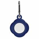 3 PCS Tracker Anti-Lost Silicone Protective Cover with Carabiner for AirtTag(Deep Blue) - 1