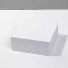 8 PCS Geometric Cube Photo Props Decorative Ornaments Photography Platform, Colour: Small White Rectangular - 1