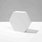 8 PCS Geometric Cube Photo Props Decorative Ornaments Photography Platform, Colour: Small White Hexagon - 1