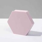 8 PCS Geometric Cube Photo Props Decorative Ornaments Photography Platform, Colour: Large Light Pink Hexagon - 1