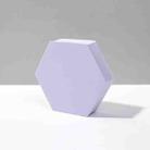 8 PCS Geometric Cube Photo Props Decorative Ornaments Photography Platform, Colour: Small Purple Hexagon - 1