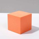 8 PCS Geometric Cube Photo Props Decorative Ornaments Photography Platform, Colour: Small Orange Square - 1