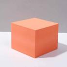 8 PCS Geometric Cube Photo Props Decorative Ornaments Photography Platform, Colour: Large Orange Rectangular - 1