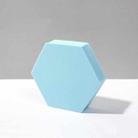 8 PCS Geometric Cube Photo Props Decorative Ornaments Photography Platform, Colour: Small Light Blue Hexagon - 1