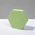8 PCS Geometric Cube Photo Props Decorative Ornaments Photography Platform, Colour: Small Green Hexagon - 1