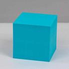 8 PCS Geometric Cube Photo Props Decorative Ornaments Photography Platform, Colour: Large Lake Blue Square - 1