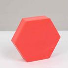 8 PCS Geometric Cube Photo Props Decorative Ornaments Photography Platform, Colour: Large Red Hexagon - 1