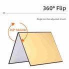 3-in-1 Reflective Board A3 Cardboard Folding Light Diffuser Board (White + Black + Gold) - 3