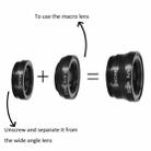 10 In 1 Telephoto Mobile Phone Universal Lens Wide Angle Macro Fisheye Selfie Stick Set, Specification: 12X (Black) - 2
