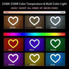 MJ16 Heart-Shaped Mobile Phone Live LED Fill Light, Colour: Two-color - 7