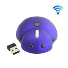 CM0184 3000 DPI 3-keys Mini Ladybug 2.4G Wireless Mouse Personalized Wireless Mouse(Blue) - 1