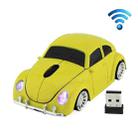 CM0010B 1200 DPI 3-keys Car Shape Wireless Mouse(Yellow) - 1