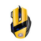IMICE X7 2400 DPI 7-Key Wired Gaming Mouse with Colorful Breathing Light, Cable Length: 1.8m(Sunset Yellow E-commerce Version) - 1