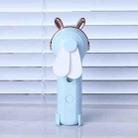 Handheld Hydrating Device Chargeable Fan Mini USB Charging Spray Humidification Small Fan(M9 Blue Rabbit) - 1