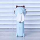 Handheld Hydrating Device Chargeable Fan Mini USB Charging Spray Humidification Small Fan(M10 Blue Kitten) - 1