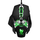 T-WOLF V10 USB Interface 7 Buttons 6400 DPI Gaming Wired Mouse Custom Macro Programming 4-Color Breathing Light Gaming Mouse, Cable Length: 1.5m(Black) - 1