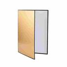2 PCS Photography Folded Thickening A4 Cardboard Folding Light Diffuser Board(Gold) - 1