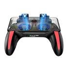 H10 3 in 1 Plug-in Type Dual Fan Cooling Gamepad Game Auxiliary Button Grip with Stand - 1