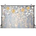 2.1m X 1.5m Christmas Ball Snowflake Party Decorative Photography Background - 1
