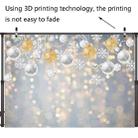 2.1m X 1.5m Christmas Ball Snowflake Party Decorative Photography Background - 3