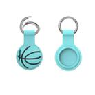 2 PCS Cartoon Basketball Anti-lost Silicone Protection Case Cover For AirTag(Blue) - 1