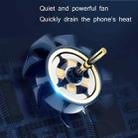 AS-03 Battery Type Portable All-in-one Fan Mobile Phone Radiator with Colorful Lights(Black) - 4