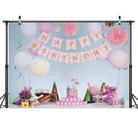 2.1m x 1.5m One Year Old Birthday Photography Background Cloth Birthday Party Decoration Photo Background(587) - 1