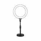 LX-03 Phone Selfie Beauty Live Support LED Fill Light Desktop Multi-Camera Photo Photography Support, Specification: 26CM Ring Lamp - 1