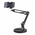 Lazy Phone Tablet Computer Stand Bedside Desktop Multifunctional Cantilever Live Selfie Photography Stand, Specification: Strengthened + Phone Clip - 1