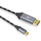 Braided 3m 8K USB-C / Type-C To DisplayPort1.4  Adapter Connect Cable - 1