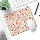 6 PCS Non-Slip Mouse Pad Thick Rubber Mouse Pad, Size: 21 X 26cm(Gift Of Love) - 1