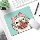 6 PCS Non-Slip Mouse Pad Thick Rubber Mouse Pad, Size: 21 X 26cm(Fighting Dog) - 1