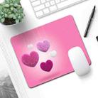 6 PCS Non-Slip Mouse Pad Thick Rubber Mouse Pad, Size: 21 X 26cm(Beautiful Red Heart) - 1