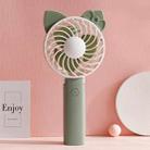 2 PCS USB Charging Handheld Mini Fan Portable Hand Small Fan(XH02 Green) - 1