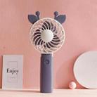 2 PCS USB Charging Handheld Mini Fan Portable Hand Small Fan(XH04 Gray) - 1