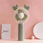 2 PCS USB Charging Handheld Mini Fan Portable Hand Small Fan(XH04 Green) - 1