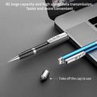 6 in 1 Multifunctional Metal Stylus Laser Capacitor Pen Recording Electronic Pointer Pen with 8GB U Disk(White) - 3