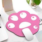 3 PCS XH12 Cats Claw Cute Cartoon Mouse Pad, Size: 280 x 250 x 3mm(Deep Pink White) - 1