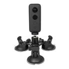 For Insta360 One X / One R Triangle Suction Cup Mount Holder with Ball-Head Tripod Adapter(3-Legs Sucker) - 1