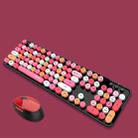 Mofii Sweet Wireless Keyboard And Mouse Set Girls Punk Keyboard Office Set, Colour: Lipstick Mixed Version - 1