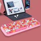 MOFii CANDY-BT 100-Keys Wireless Bluetooth Keyboard, Support Simultaneous Connection of 3 Devices(Pink Mixed Version) - 1