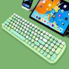 MOFii CANDY-BT 100-Keys Wireless Bluetooth Keyboard, Support Simultaneous Connection of 3 Devices( Green Mixed Version) - 1