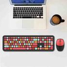 MOFii 666 110-Keys Color Lipstick Wireless Keyboard And Mouse Set Punk Keyboard Office Set( Black) - 1