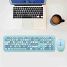 MOFii 666 110-Keys Color Lipstick Wireless Keyboard And Mouse Set Punk Keyboard Office Set(Blue) - 1