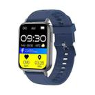 T10 Pro 1.65 Inch Smart Bracelet Heart Rate Blood Pressure Oxygen Body Temperature Monitoring Dial Watch(Blue) - 1