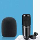 2 PCS Suitable For Audio-Technica AT2020/ATR2500/AT2035 Microphone Sponge Cover Blowout And Windproof Microphone Cover(Black) - 6