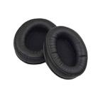 1 Pairs Headset Sponge Cover Ear Pad Leather Case For Kingston Cloud Silver II, Colour: Black Splicing - 1
